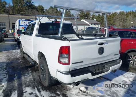 2022 Ram 1500 Big Horn 4X4 6'4 Box из США, поврежденный, VIN 1C6SRFBT2NN351552